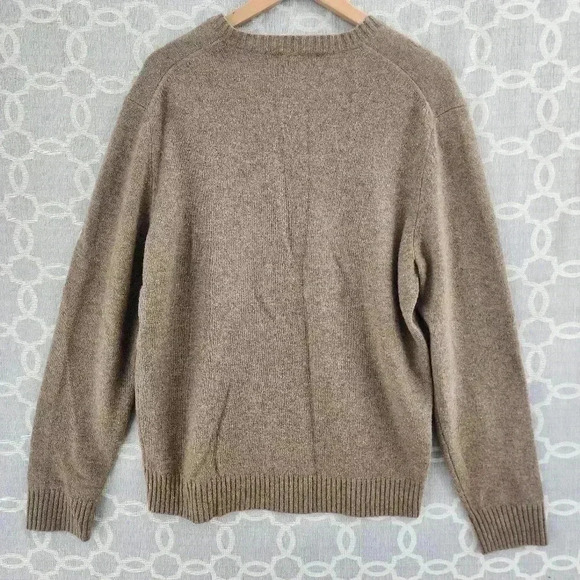 Express 100% Lambswool V Neck Men's Sweater L - Picture 2 of 8